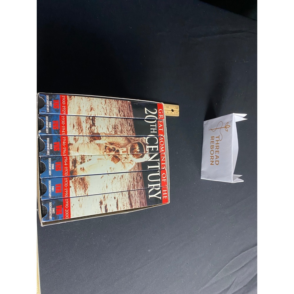 Great Momentsβ of the 20th Century Documentary 6 Tape Set Vintage